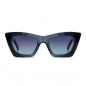 Preview: Komono Sonnenbrille M Yale shift, blauer Rahmen, blau verlaufende Gläser, front
